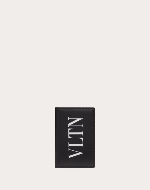 Valentino Garavani - Vltn 카드 케이스 - 블랙 - 남성 - 지갑 & 가죽 소품