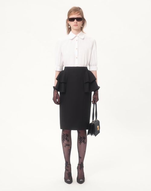 Valentino - Cotton Popeline Shirt - Woman - Shirts And Tops