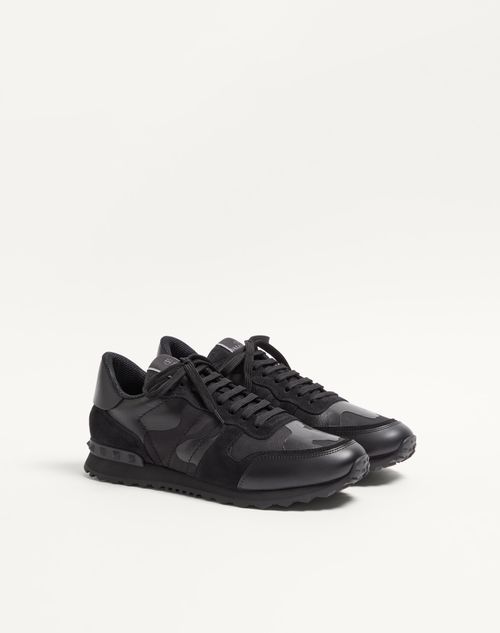 超美品 VALENTINO GARAVANI カモフラ スニーカー 42 Valentino Garavani Pre-Loved Camouflage Bounce sneakers for