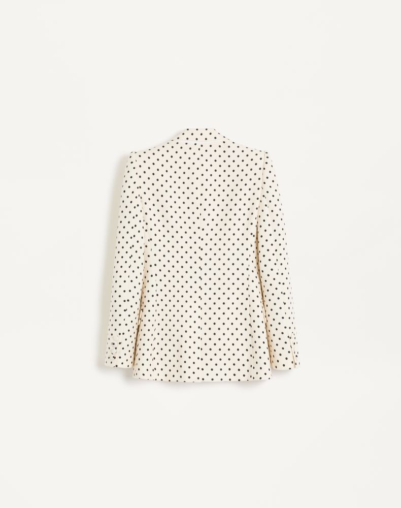 Valentino Supergran Jacket In Plusdepois Print Woman Birch/Black 38