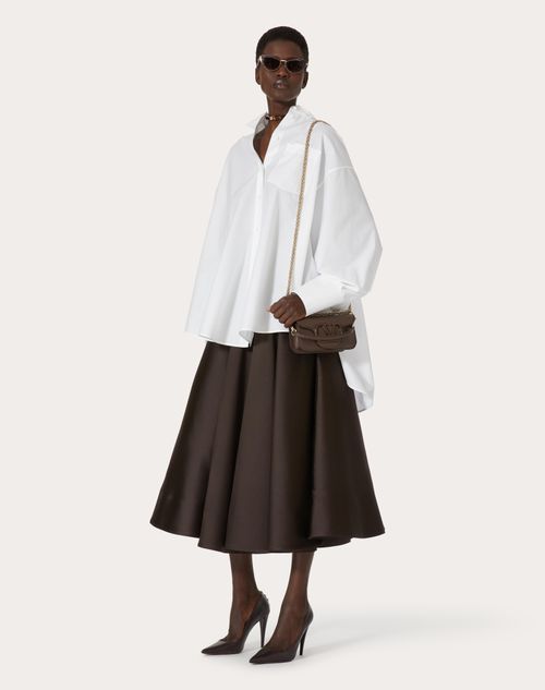 Valentino Garavani - Locò Calfskin Shoulder Bag - Fondant - Woman - Valentino Garavani Loco
