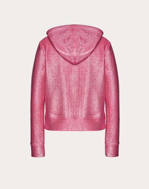 Valentino - ジャージールレックス スウェットシャツ - Eclectic Pink - 女性 - Tシャツ/スウェット