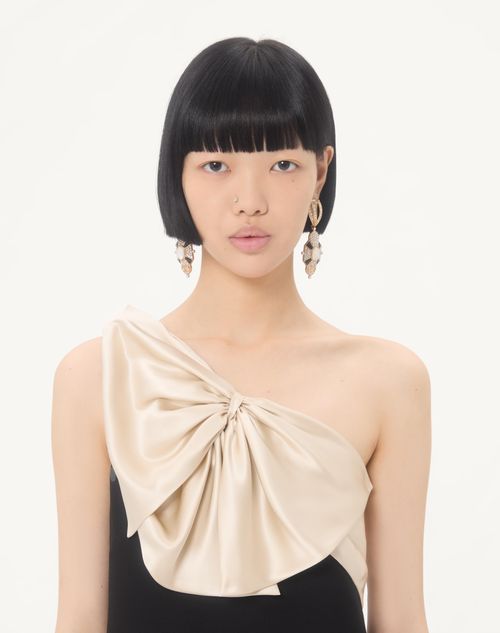 Valentino - Crepe Couture Short Dress - Black - Woman - Ready To Wear