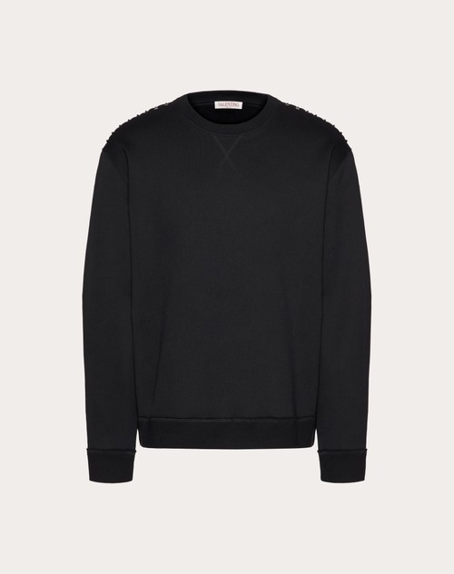 Valentino Black Spread Collar Sweater