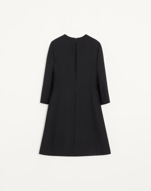 Valentino - Crepe Couture Midi Dress - Black - Woman - Woman Sale