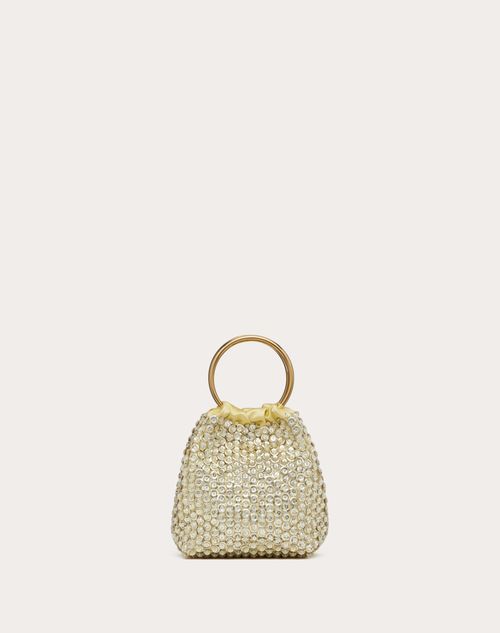 Embroidered discount bucket bag