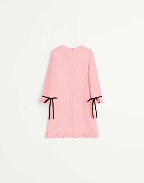 Valentino - Crepe Couture Short Dress - Light Pink - Woman - Ready To Wear