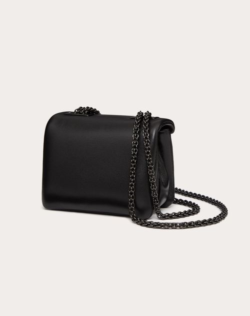 One Stud Nappa Micro Bag With Chain for Woman in Black | Valentino US