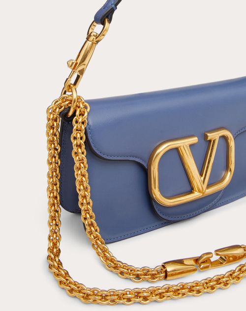 Valentino Loco Small Calfskin Shoulder Bag With Chain (Shoulder bags,Chain  Strap)