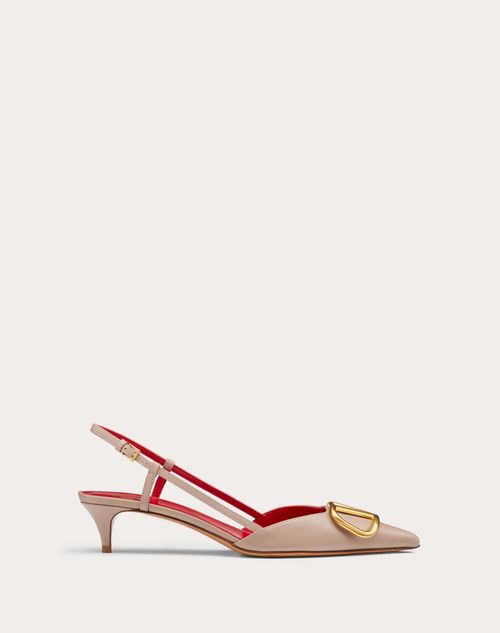 vlogo signature calfskin slingback pump