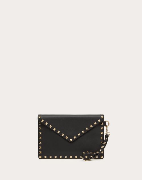 Pochette Rockstud En Veau pour Femme en Noir Valentino FR