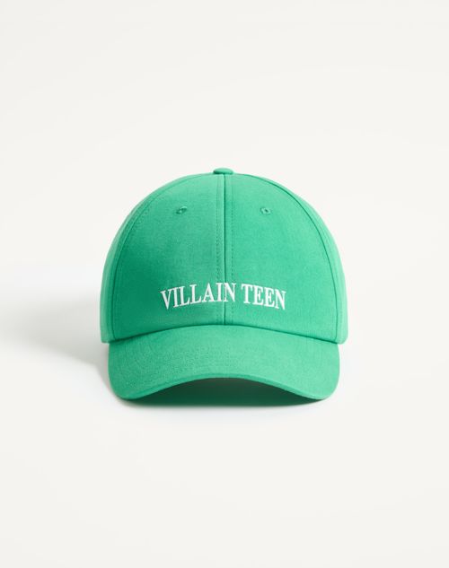 Valentino Garavani - Baseball Cap Valentino Myvilla In Cotone Con Ricamo - Verde - Uomo - Cappelli E Guanti