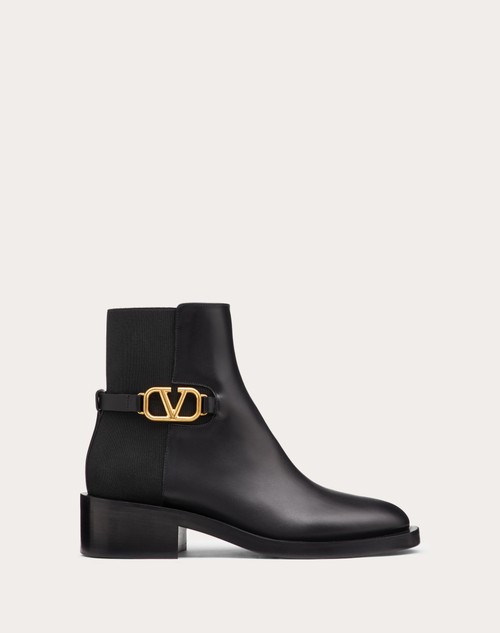 Valentino Garavani Black VLogo Type Boots