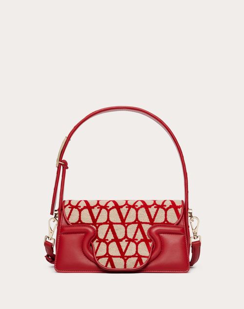 Valentino Garavani - Small La Petite Deuxieme Shoulder Bag In Toile Iconographe - Beige/red - Woman - Bags Toile Iconographe