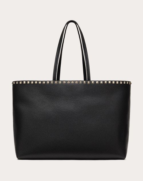 Valentino Garavani V Logo Tote Bag Leather Poudre, Tote