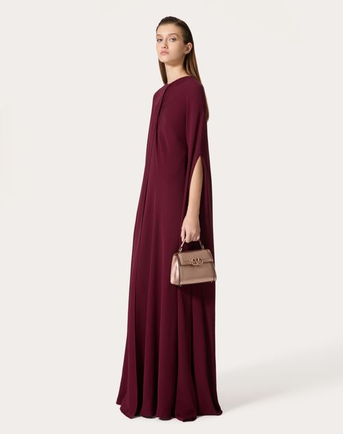 Valentino - Georgette Evening Dress - Rubin - Woman - Dresses