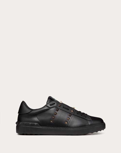 Rockstud Untitled Sneaker In Calfskin Leather for Man in Rockstud Untitled Sneaker In Calfskin Leather for Man in