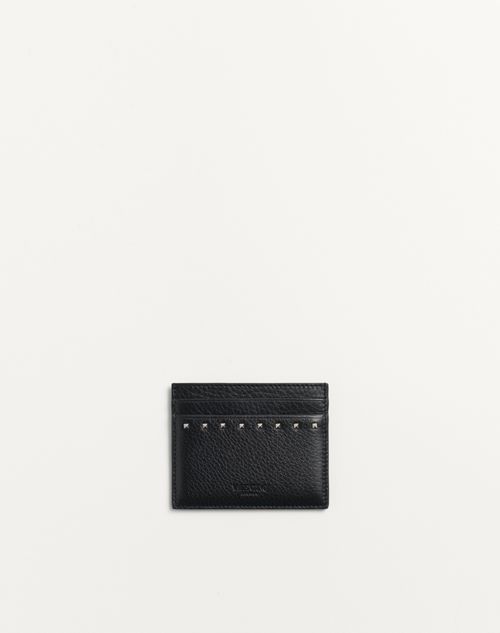 ロックスタッズ グレインカーフスキン カードホルダー for メンズ