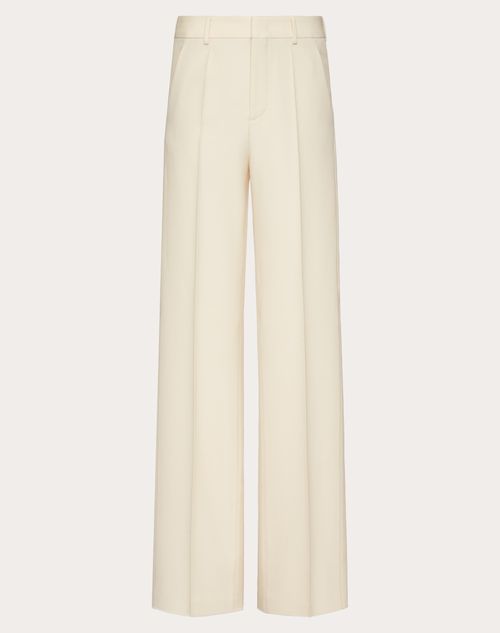 Valentino - Wool Pants - Beige - Man - Pants And Shorts