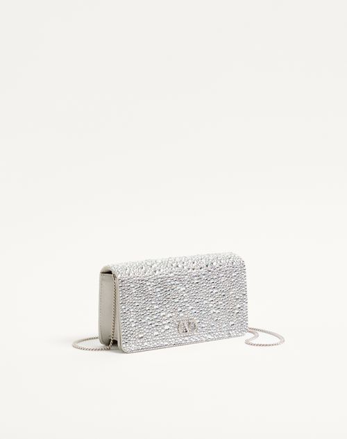 Mini VLogo Signature Crossbody Bag With Sparkling Embroidery