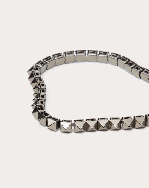 Valentino Garavani - Rockstud Metal Bracelet - Ruthenium - Man - Man Bags & Accessories Sale