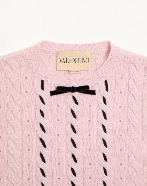 Valentino - Wool Sweater - Grey Rose - Woman - Woman Sale