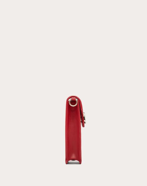 Loco Toile Iconographe Phone Pouch in Red - Valentino Garavani