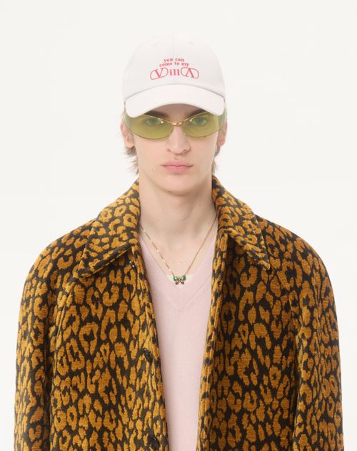 Valentino - Valentino Mantel Aus Chenille Mit Durchgehendem Fauve Eclat Animalier-jacquard - Animalier - Mann - Mäntels Und Blazers