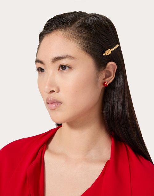 VLOGO SIGNATURE METAL HAIR CLIP