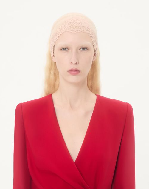 Valentino - Cady Couture Short Dress With Faille Bow - Paris/black - Woman - Dresses