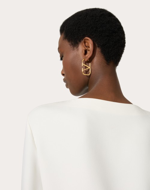 Logo earrings
