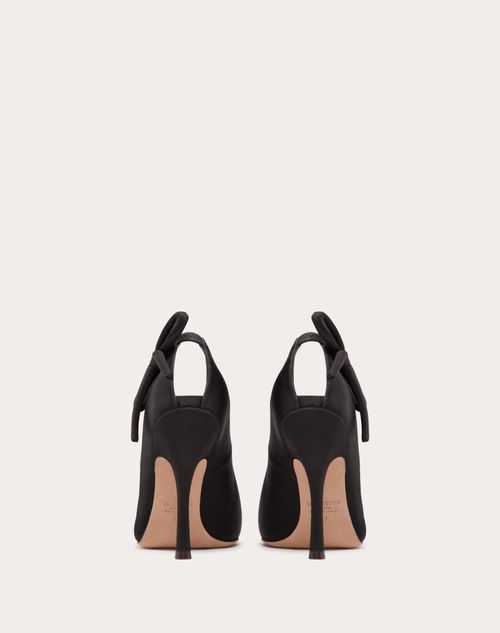 Nite-Out cutout satin pumps in neutrals - Valentino Garavani