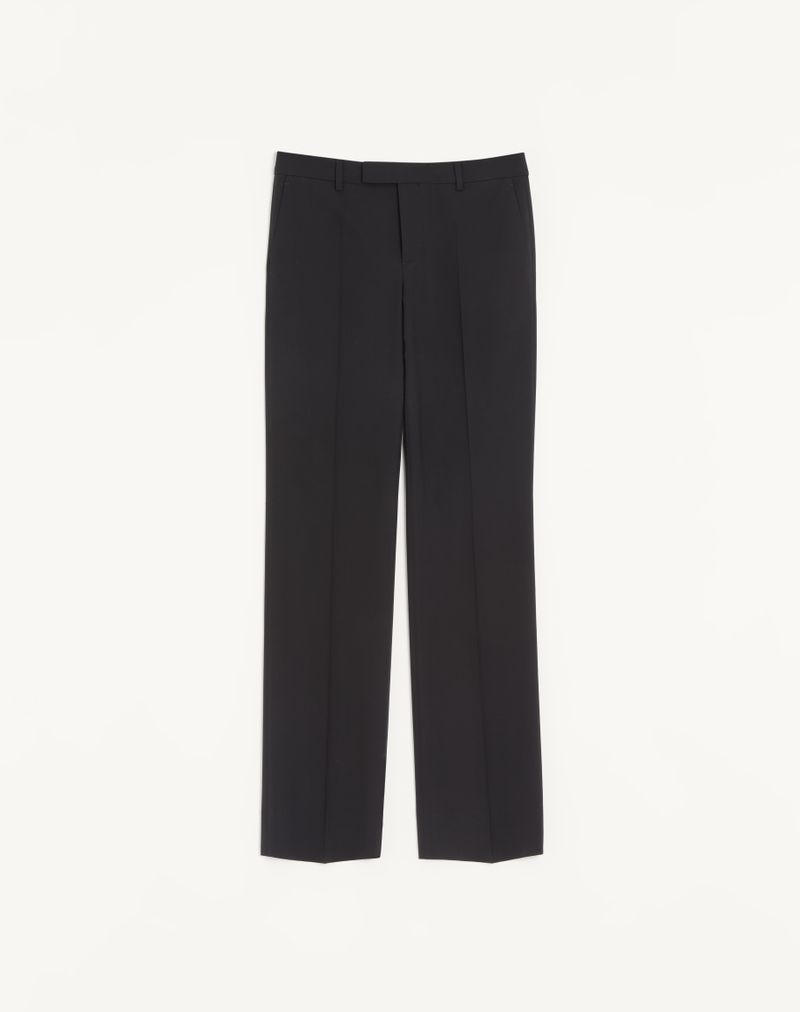 Pantalon Laine Noir — Valentino