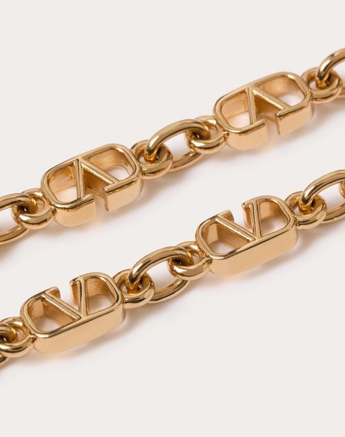 Valentino Garavani - Toile Iconographe Metal Necklace - Gold - Woman - All About Logo