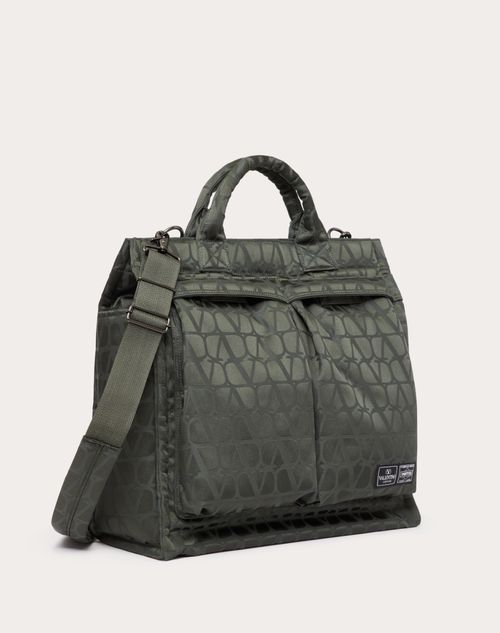 Valentino Garavani And Porter 2way Vertical Tote Bag for Man Valentino Garavani And Porter 2way Vertical Tote Bag for Man