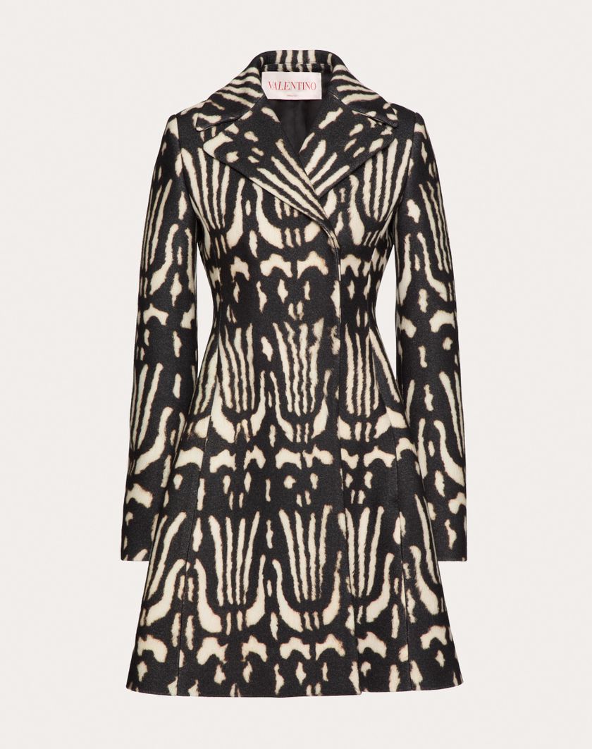 Valentino Handbags Cappotto In Valentino Wildprint 98 per Donna in Nero | Valentino IT