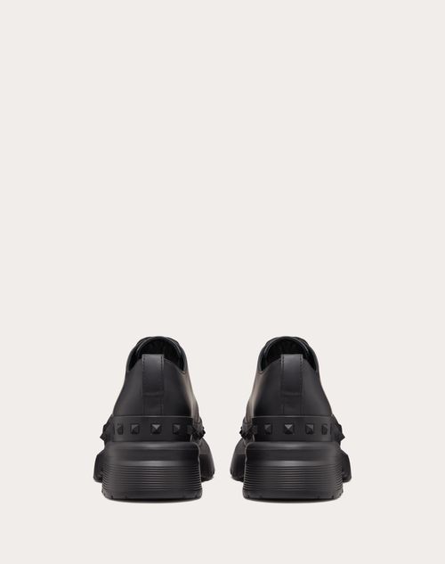 M-way ロックスタッズ X カーフスキン ダービーシューズ for メンズ