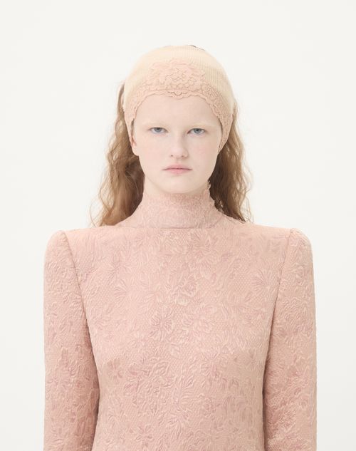 Valentino - Floral Matelassé Short Dress - Vintage Rose - Woman - Shelf - Wrtw - Le Méta-théâtre Des Intimités 1