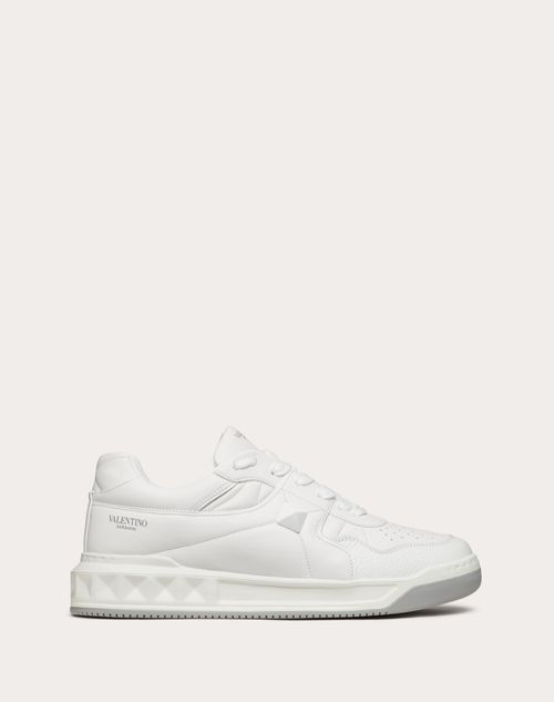 Valentino Garavani - One Stud Low-top Nappa Sneaker - White - Man - Shoes