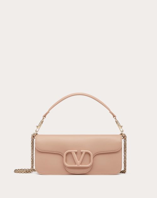 Locò Calfskin Shoulder Bag for Woman in Pink