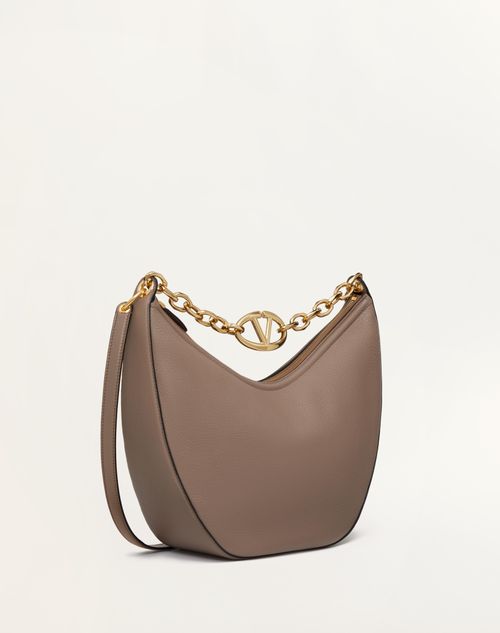 Vlogo Moon Medium Grainy Calfskin Hobo Bag With Chain for Vlogo Moon Medium Grainy Calfskin Hobo Bag With Chain for
