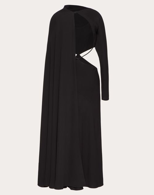 Valentino - Cady Couture Midi Dress - Black - Woman - Dresses