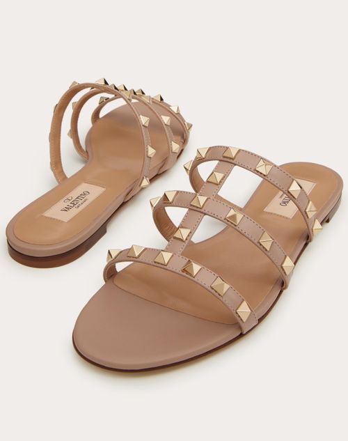 Valentino ロックスタッズフラットサンダル-