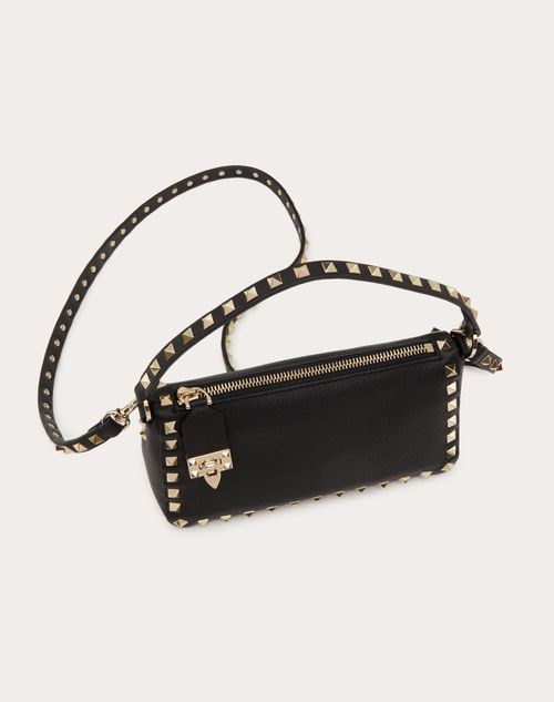 Valentino Garavani Small Rockstud Shoulder Bag Black One Size