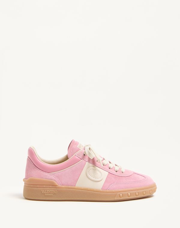 VALENTINO GARAVANI VALENTINO GARAVANI UPVILLAGE CROSTA SNEAKER WOMAN CANDY ROSE/GLACE 37 
