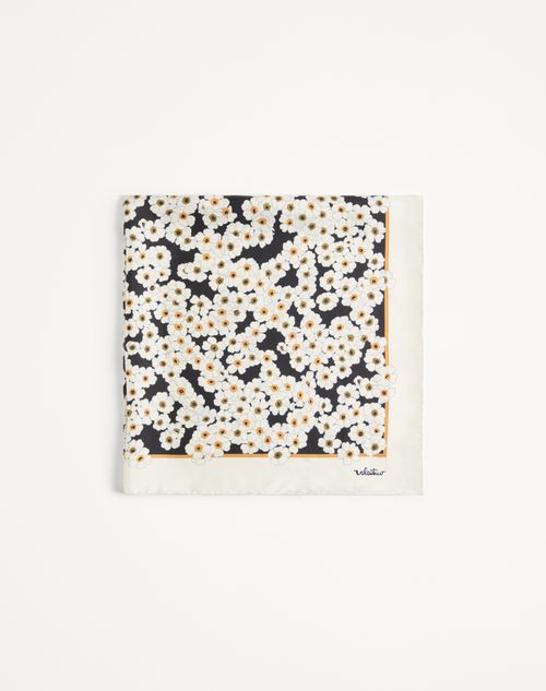 Valentino Garavani - Après L'hiver Primula Scarf In Silk - Black/multicolour - Woman - Soft Accessories