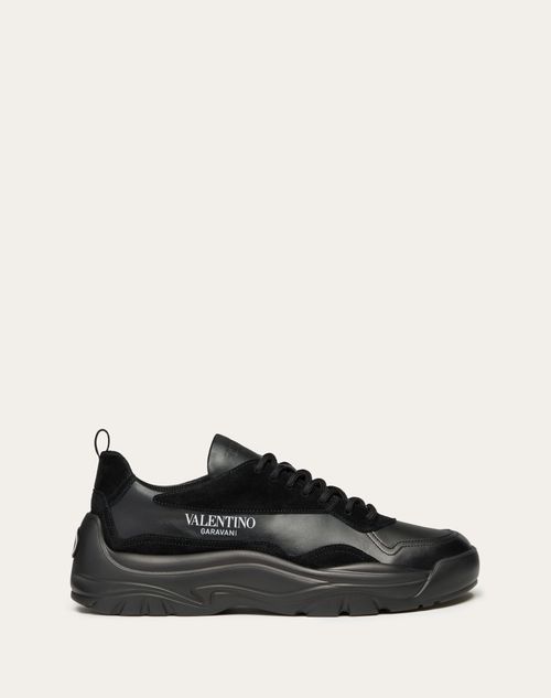 Valentino Garavani - Gumboy Calfskin Sneaker - Black - Man - Gumboy - M Shoes