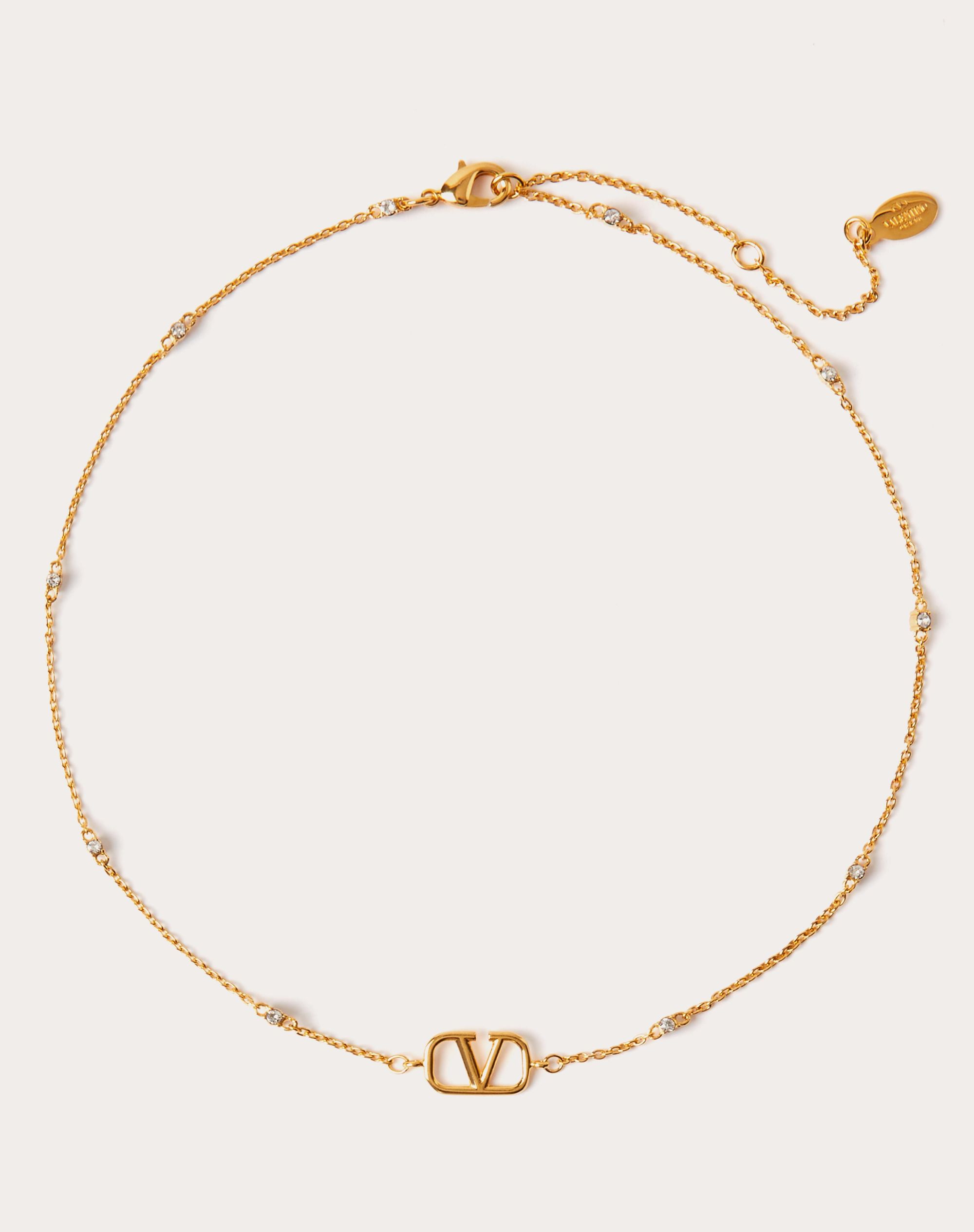 Valentino garavani vlogo signature hotsell necklace