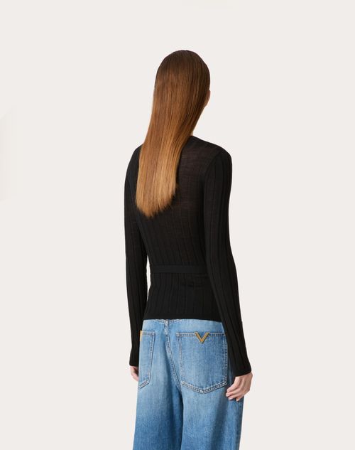 Black valentino clearance jumper