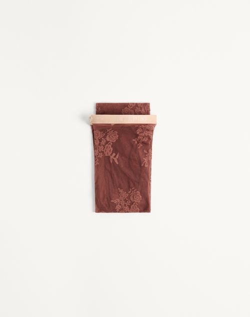 Valentino - Lycra Tights - Brown - Woman - Lingerie